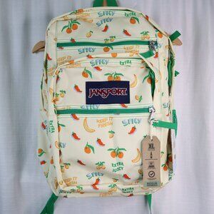 JanSport Laptop Backpack Computer Bag 15” Laptop Sleeve Five A Day Cream nwt